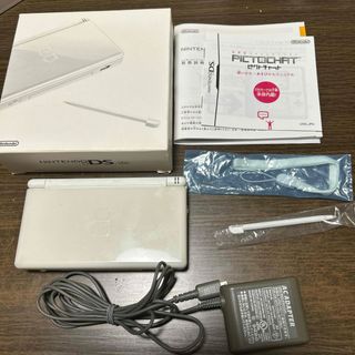 ニンテンドウ(任天堂)のNintendo DS ニンテンド-DS LITE クリスタルホワイト 本体(携帯用ゲーム機本体)