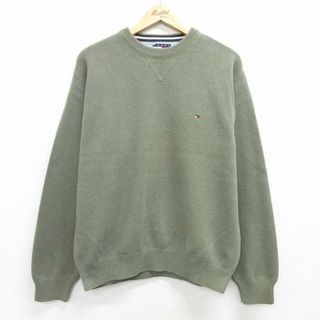 TOMMY HILFIGER(ニット/セーター ・ グリーン・カーキ/緑色系 TOMMY HILFIGER(ニット/セーター ・ グリーン・カーキ/緑色系