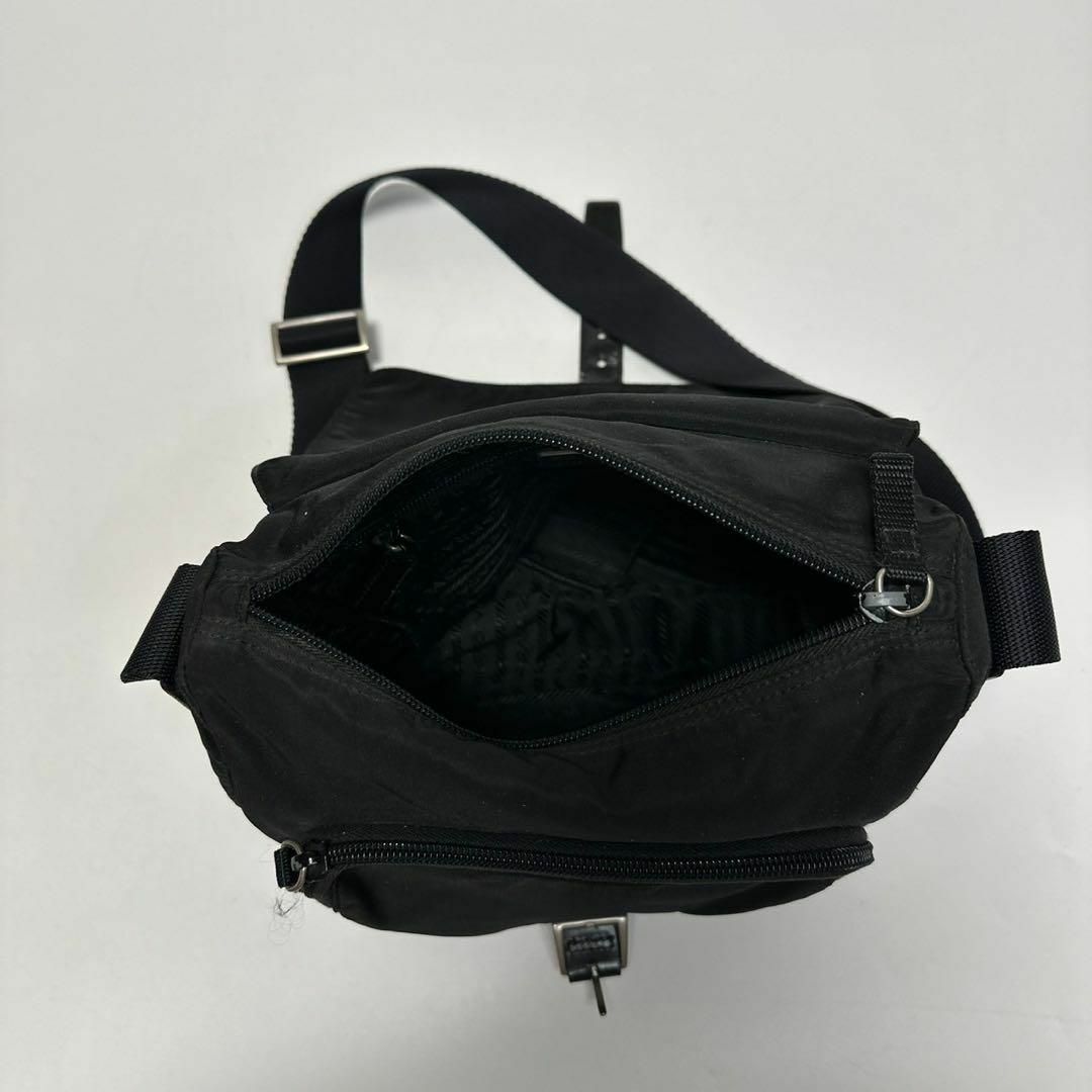PRADA - j70【極美品】プラダ 三角ロゴ ナイロン レザー