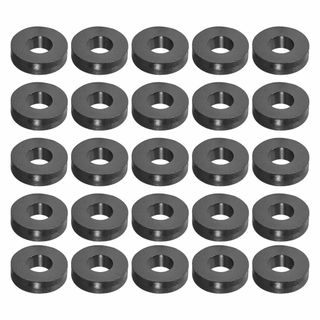 【数量限定】YOKIVE 500個入り ブラック 円形スペーサー ねじなし ワッ(その他)