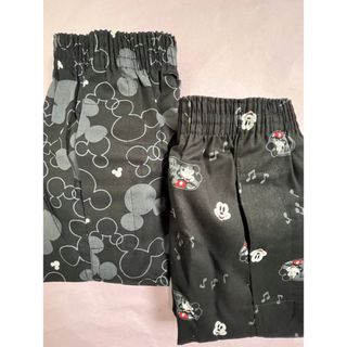 ミッキーマウス(ミッキーマウス)のLLサイズ２枚組！ディズニー！ミッキーマウス！柄！前開きありボタン付きトランクス(トランクス)