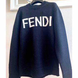 FENDI - 【美品】FENDI フェンディ 長袖ニットトップス ズッカ柄 FENDI - 【美品】FENDI フェンディ 長袖ニットトップス ズッカ柄