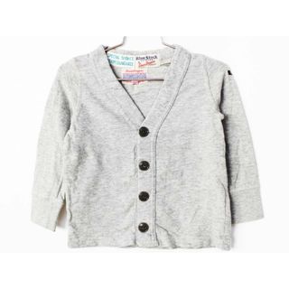 デニムダンガリー(DENIM DUNGAREE)の【春物 新入荷!】[デニムダンガリー/DENIM DUNGAREE/D＆D]100cm カーディガン グレー【中古】子供服 キッズ kids 男の子 春秋 tops 412052(カーディガン)