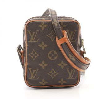 ルイ・ヴィトン LOUIS VUITTON ミニダヌーブ ショルダーバッグ バッグ PVCコーティングキャンバス レザー モノグラム レディース ブラウン系 M45268 【中古】