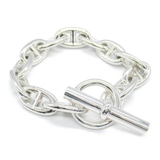 エルメス(HERMES)のエルメス HERMES シェーヌダンクル GM ブレスレット 12コマ ブレスレット アクセサリー シルバー925 レディース シルバー系 H101672B 【中古】(ブレスレット/バングル)