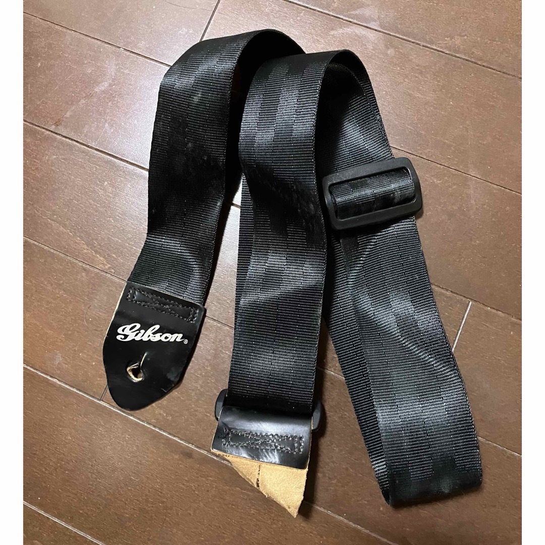 Gibson(ギブソン)のギブソン 純正 ギターストラップ シートベルト素材 ジャンク品 送料無料 楽器のギター(ストラップ)の商品写真
