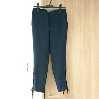 ルシェルブルー(LE CIEL BLEU)の新品タグ付 【LE CIEL BLUE】 レースアップパンツ(クロップドパンツ)