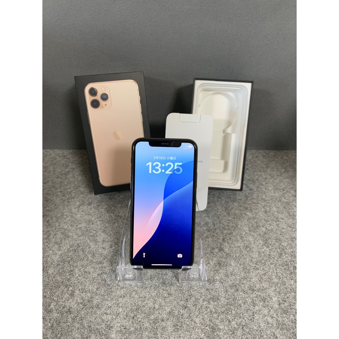 iPhone - 美品 国内版 SIMフリー iPhone11 Pro 256GB ゴールド色