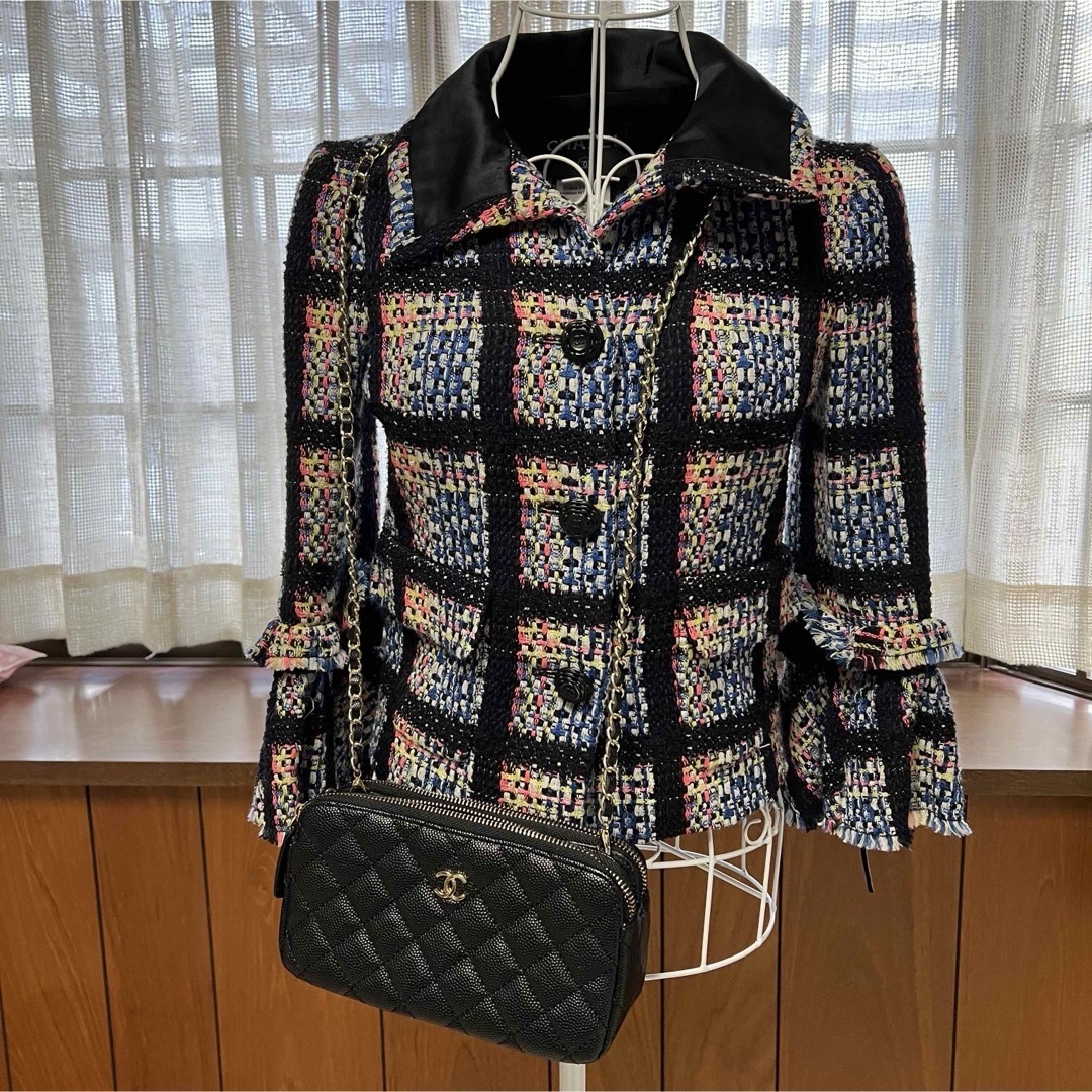 CHANEL - 【美品✨】CHANELシャネル☆ジャケット☆ツイード☆34 CHANEL - 【美品✨】CHANELシャネル☆ジャケット☆ツイード☆34