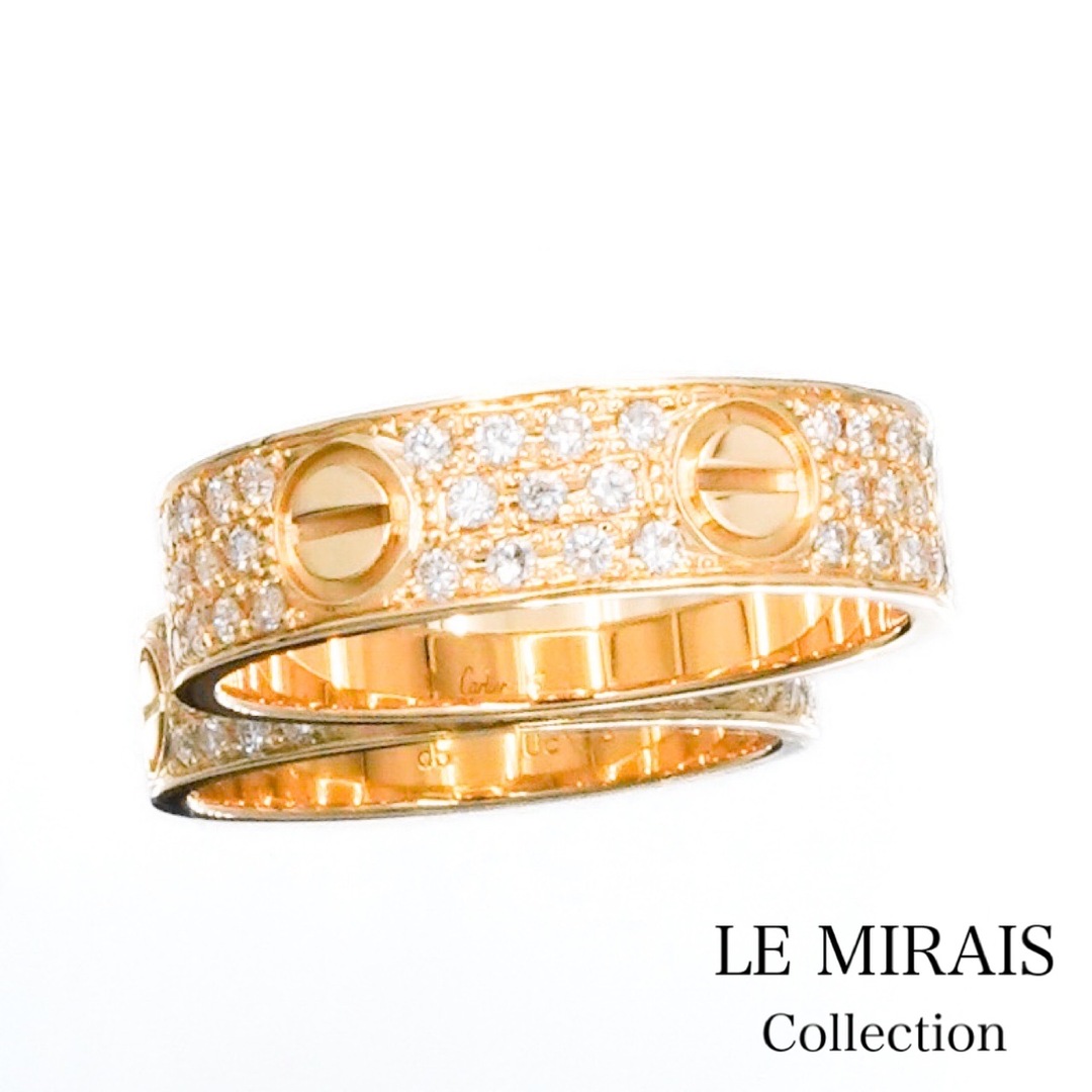Cartier - 【仕上済】カルティエ ラブリング 17号 YG ダイヤ 17 Cartier - 【仕上済】カルティエ ラブリング 17号 YG ダイヤ 17