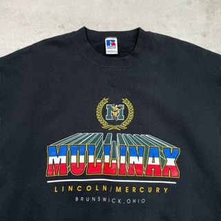 90年代 USA製 RUSSELL ATHLETIC ラッセル プリントスウェットシャツ メンズL(スウェット)