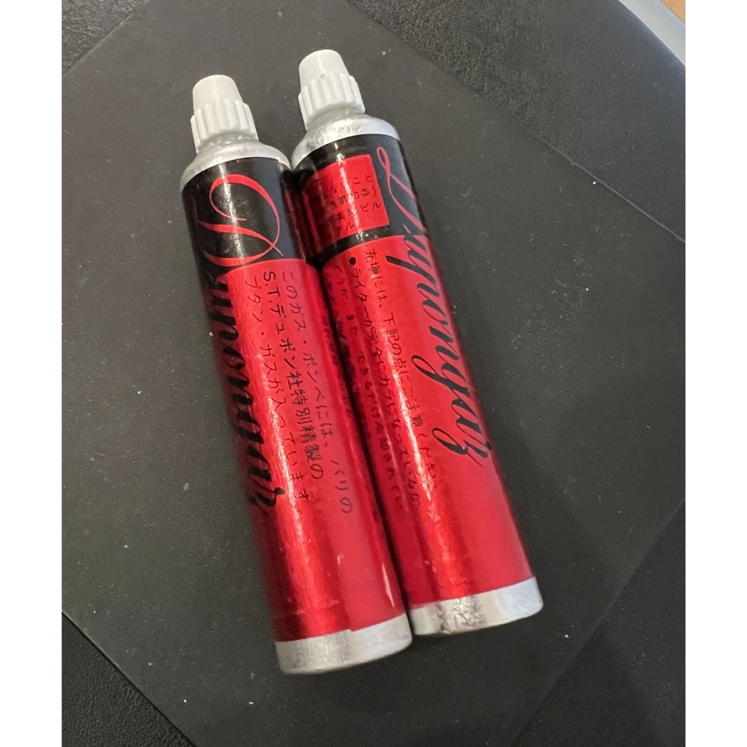 S.T. Dupont(エステーデュポン)の新品 デュポン ガスライター用ガスボンベ レッドガス2本セット メンズのファッション小物(タバコグッズ)の商品写真