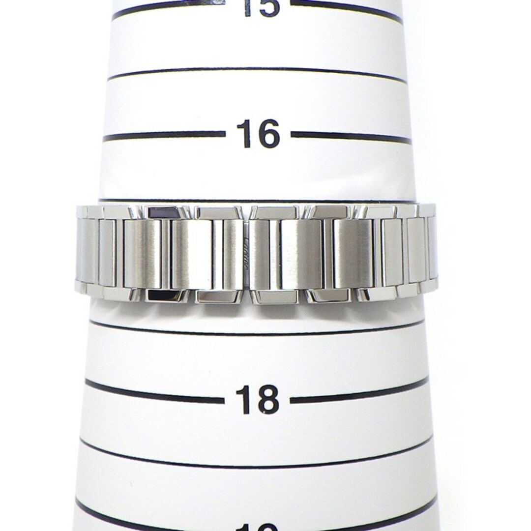 Cartier(カルティエ)のカルティエ Cartier 腕時計 タンクフランセーズ SM W51028Q3 ピンクシェル文字盤 スクエア ローマ数字 インデックス SS クオーツアナログ 【中古】 レディースのファッション小物(腕時計)の商品写真