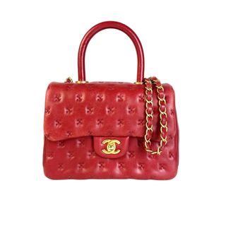 CHANEL - CHANEL シャネル クロスステッチ 2way ラムスキン CHANEL - CHANEL シャネル クロスステッチ 2way ラムスキン