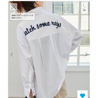スピックアンドスパン(Spick & Span)の公式通販完売！Spick and Span 刺繍オーバーシャツ(シャツ/ブラウス(長袖/七分))