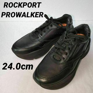 ロックポート(ROCKPORT)のROCKPORT PROWALKER ウォーキングシューズ ブラック 24cm(ローファー/革靴)
