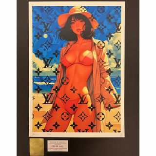 【世界限定100枚】Death NYC　アニメガール③(版画)