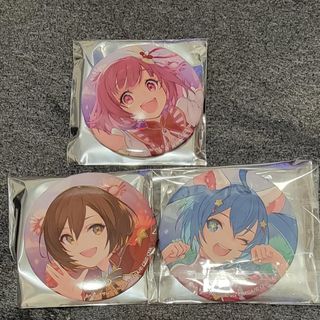 プロジェクトセカイ　コネクトライブ 缶バッジ えむ ミク MEIKO(キャラクターグッズ)