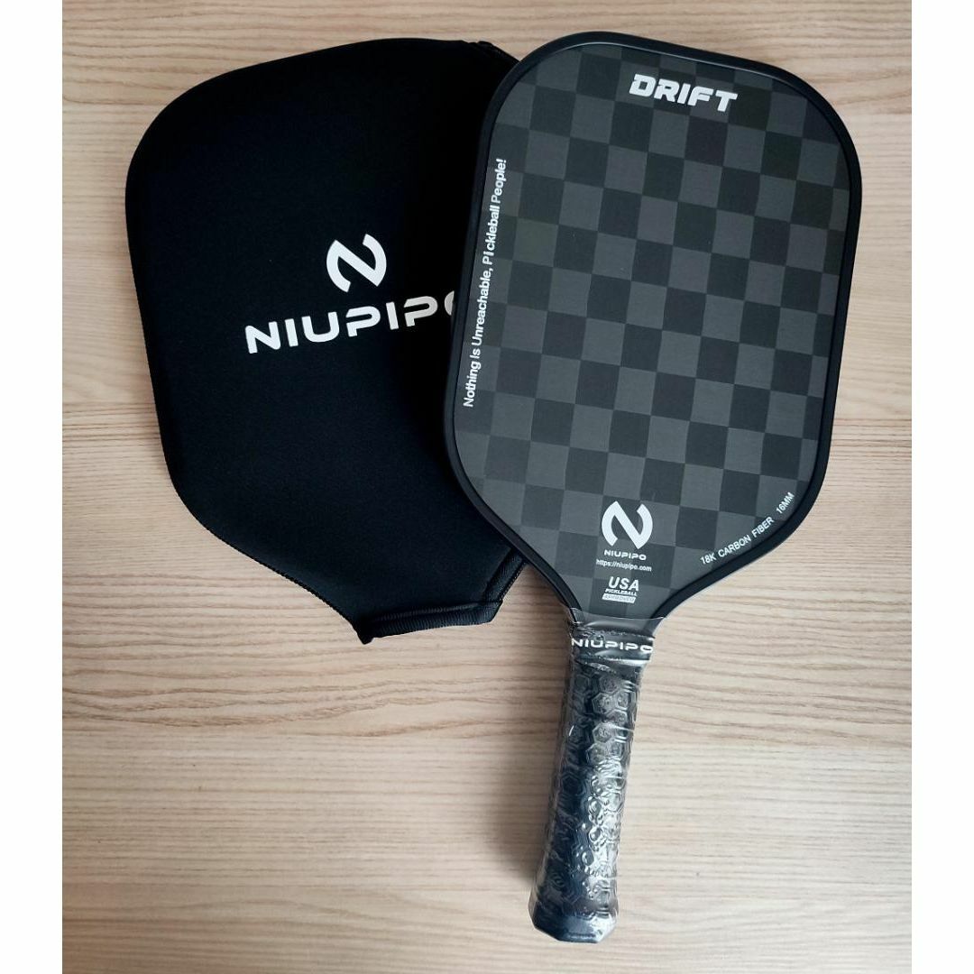 ピックルボール パドル NIUPIPO 18K 生カーボン USAPA承認 D テニス ピックルボール パドル NIUPIPO 18K 生カーボン USAPA承認 D テニス