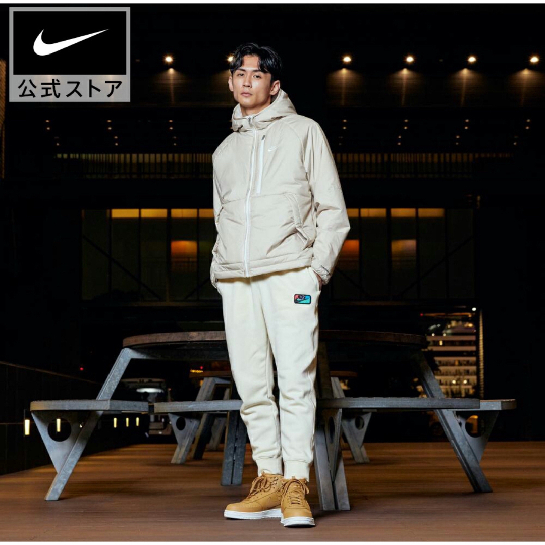 NIKE - 定価17710円☆NIKE☆中綿ジャケット☆ベージュ☆XLサイズ NIKE - 定価17710円☆NIKE☆中綿ジャケット☆ベージュ☆XLサイズ
