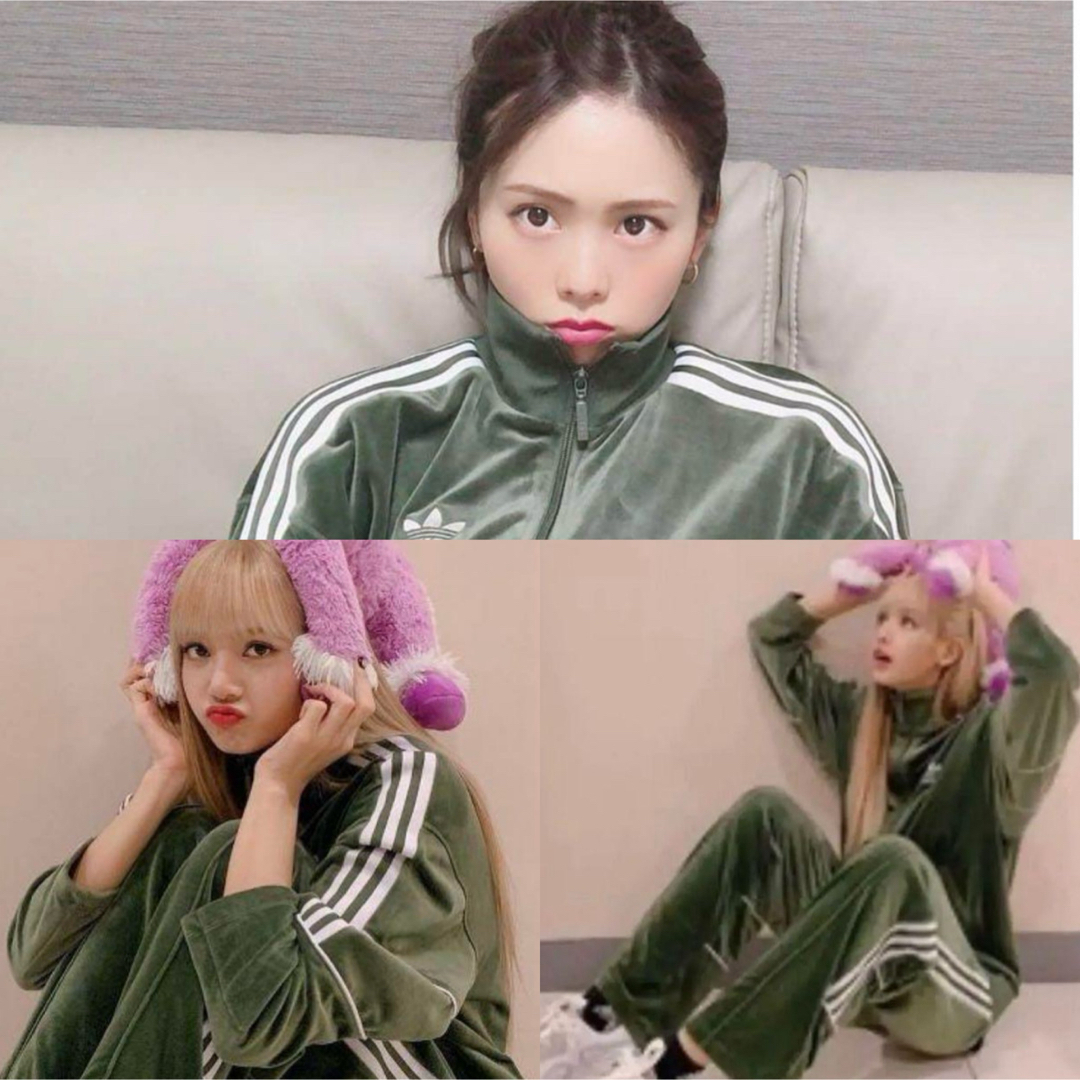 adidas Originals - 美品L】blackpinkリサ ベロア アディダス adidas Originals - 美品L】blackpinkリサ ベロア アディダス
