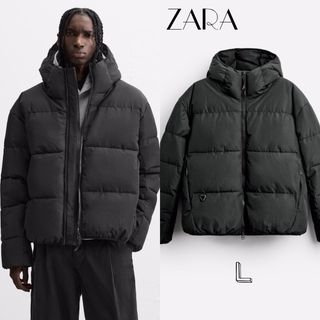 ZARA - ZARA ダウンジャケット dnwr. Mサイズ ブラックの通販 by ZARA - ZARA ダウンジャケット dnwr. Mサイズ ブラックの通販 by