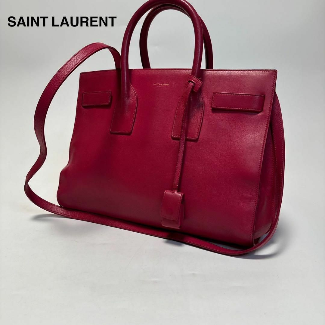 SAINT LAURENT - k39【極美品】サンローラン　サックドジュール　スモール2wayショルダーバッグ