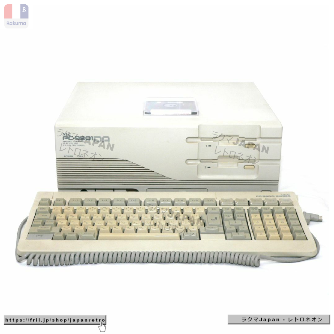 限定版 NEC PC-9801DA 本体MSDOS キーボード FM音源 OK! 動作品 その他