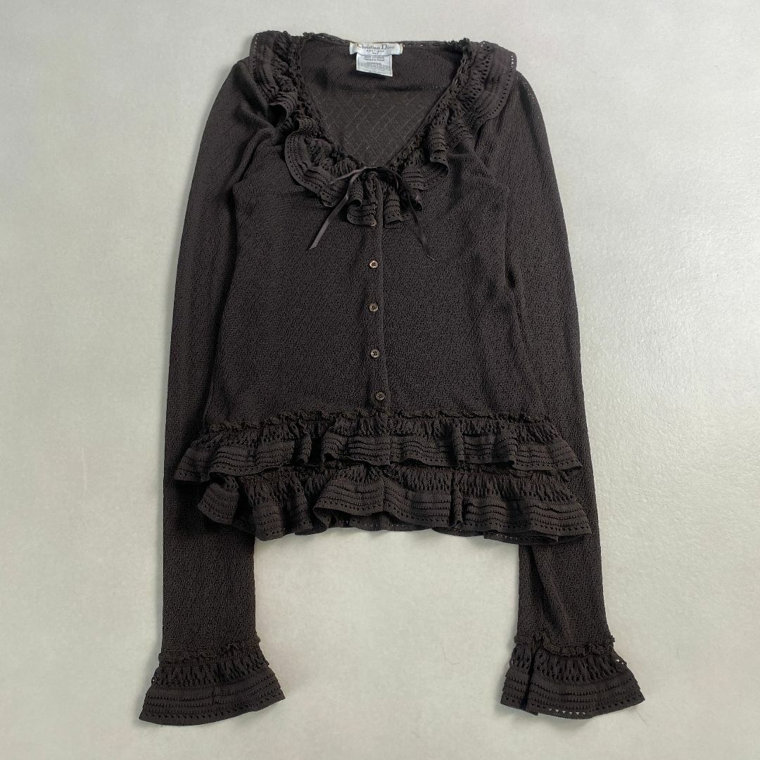 Christian Dior - 美品 クリスチャンディオール ブラウス 総レース 