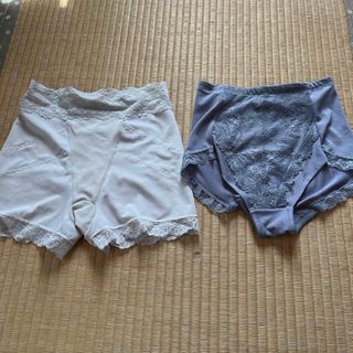 未使用 レディースガードル L 2枚 丈なし 一部丈
