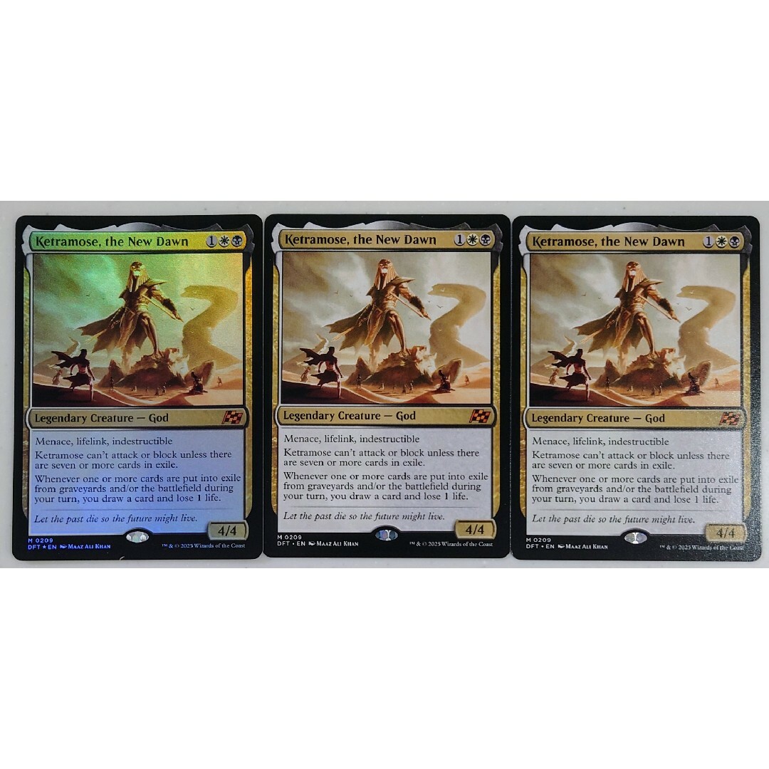MTG 霊気走破 新たな夜明け、ケトラモーズ 英語版 3枚セット MTG 霊気走破 新たな夜明け、ケトラモーズ 英語版 3枚セット