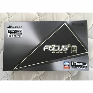 Seasonic社750W Platinum電源+PCミドルタワーケース(PCパーツ)