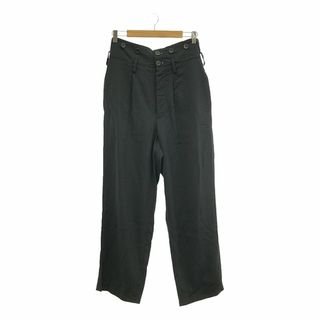 Y's / ワイズヨウジヤマモト | 1990-2000S | サスペンダーボタン付 ウールギャバジン ワイド パンツ | ブラック | レディース(その他)