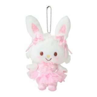サンリオ(サンリオ)のウィッシュミーメル マスコットホルダー 白猫バレリーナ サンリオ ねこ バレエ(キャラクターグッズ)