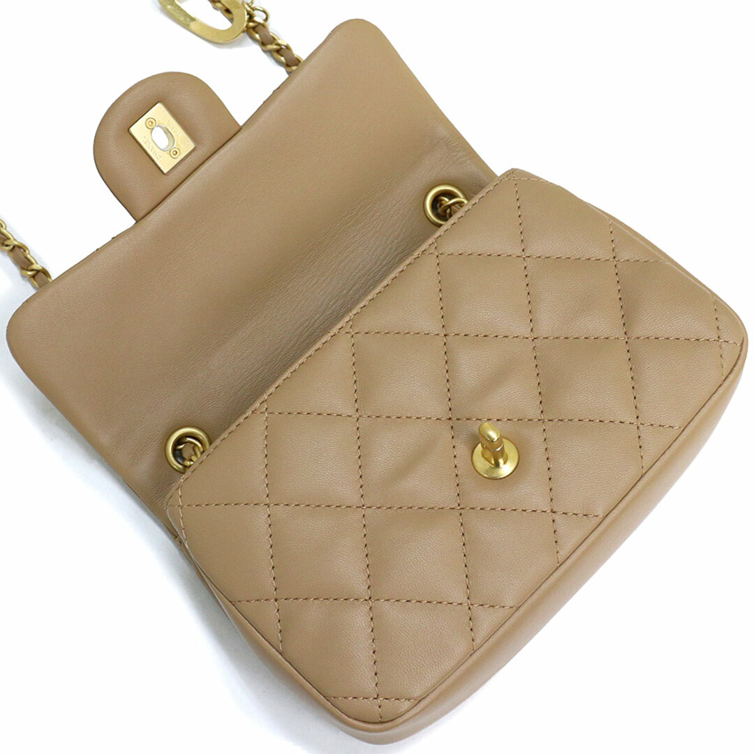 CHANEL - シャネル ミニ マトラッセ ココマーク ハート チェーン CHANEL - シャネル ミニ マトラッセ ココマーク ハート チェーン