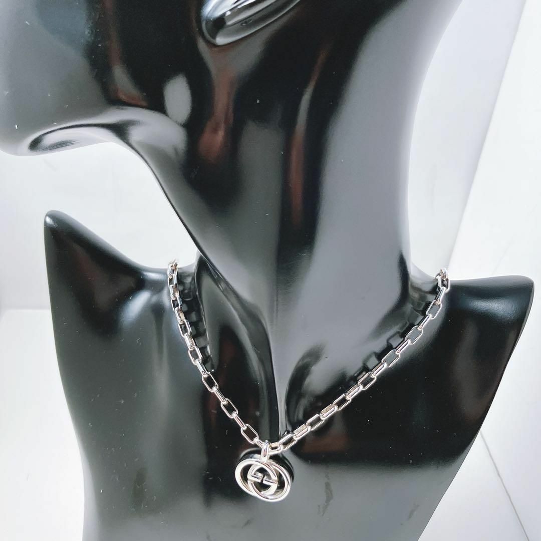 GUCCI - 洗浄済*グッチ GUCCI 925 ネックレス シルバー メンズ GUCCI - 洗浄済*グッチ GUCCI 925 ネックレス シルバー メンズ