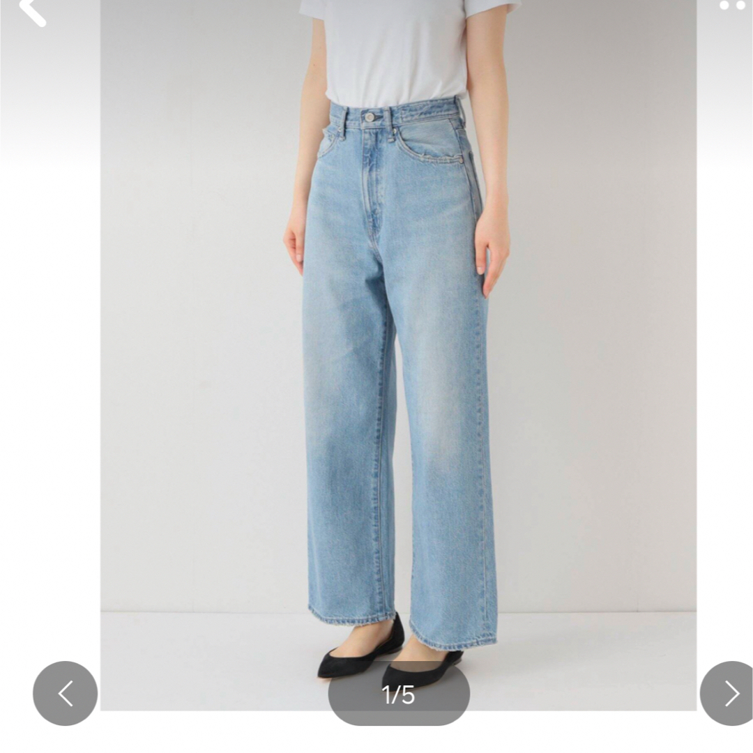 IENA 【KURO/クロ】別注 WIDE STRAIGHT DENIM IENA 【KURO/クロ】別注 WIDE STRAIGHT DENIM