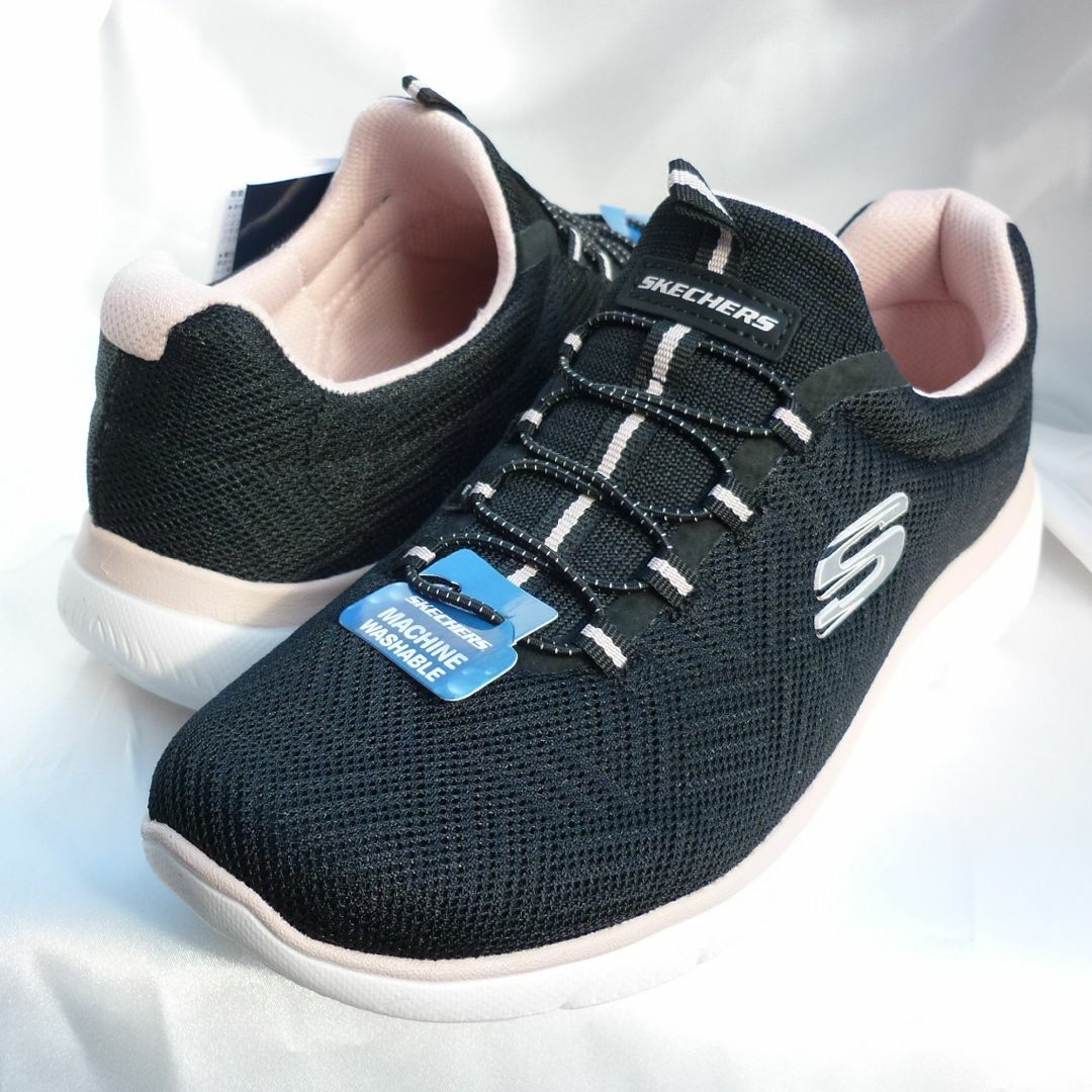 SKECHERS - 定価11990円23.5cm相当スケッチャーズ 黒×ピンク SKECHERS - 定価11990円23.5cm相当スケッチャーズ 黒×ピンク