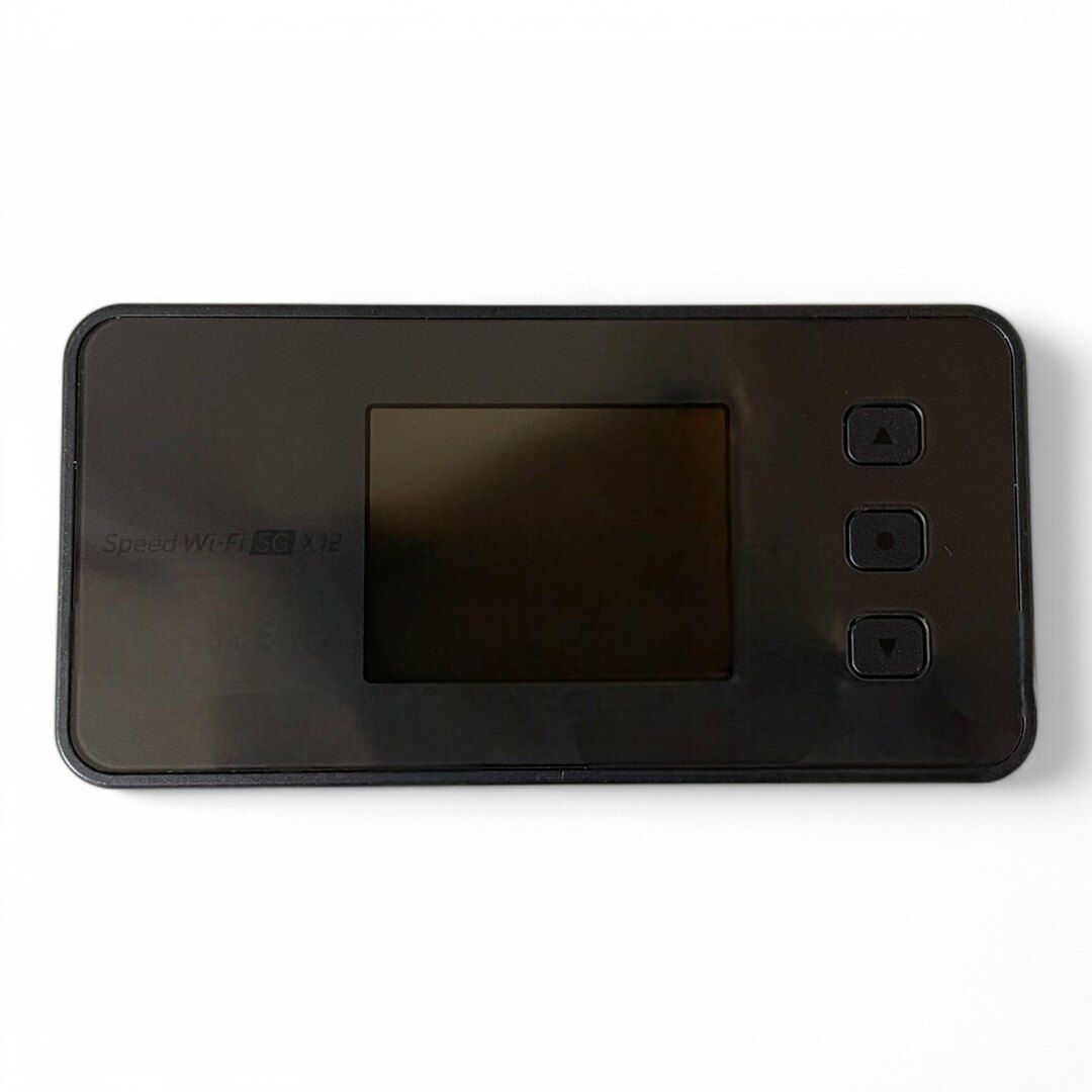 □ ワイマックスWiMAX Speed Wi-Fi 5G X12 NAR03 5G シャドーブラック 210-1272