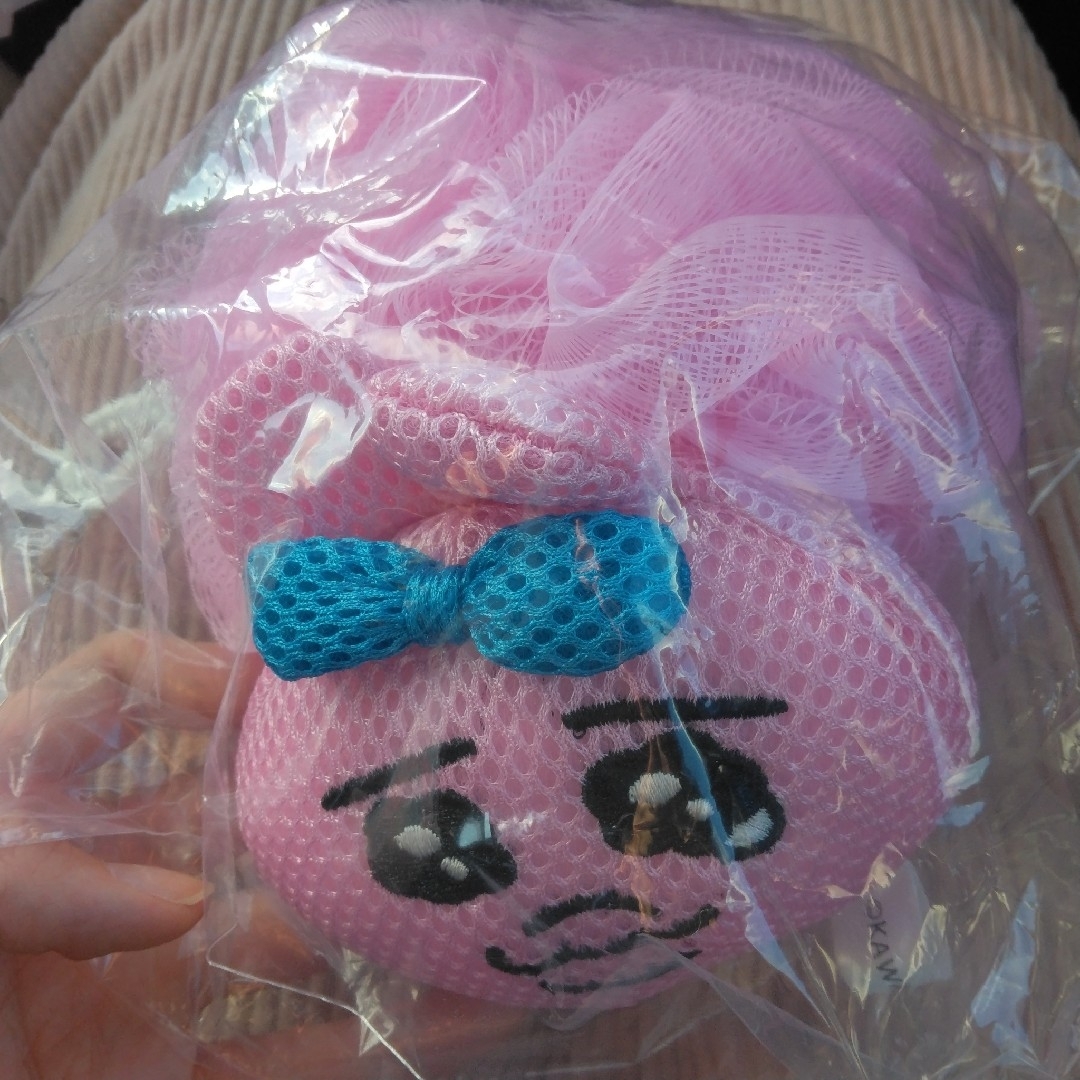 おぱんちゅうさぎ(オパンチュウサギ)のおぱんちゅうさぎ 泡立てネット 温泉 おぱの湯 新品未開封 コスメ/美容のスキンケア/基礎化粧品(洗顔ネット/泡立て小物)の商品写真