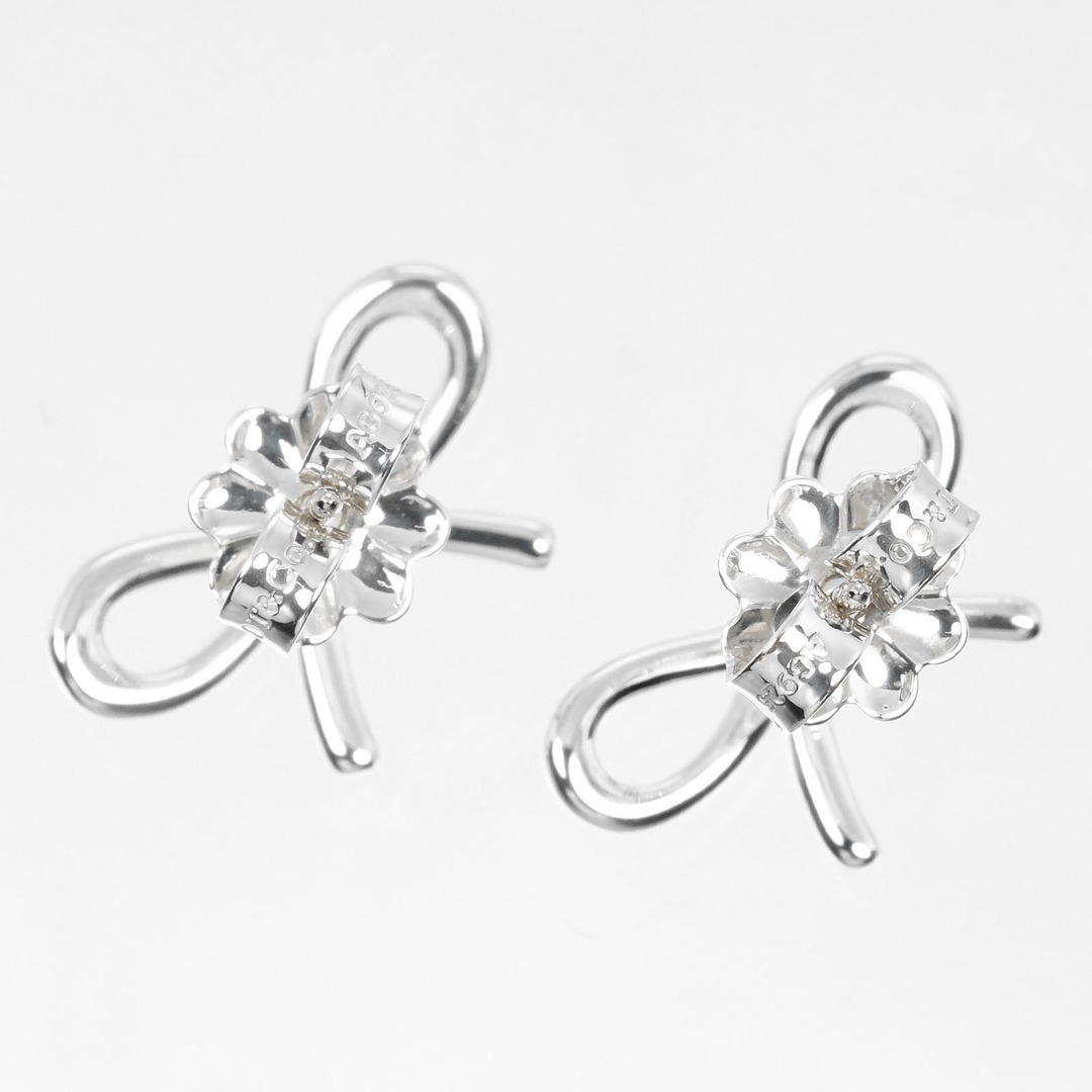b071 美品 TIFFANY&Co. ティファニー リボン ピアス 925 b071 美品 TIFFANY&Co. ティファニー リボン ピアス 925