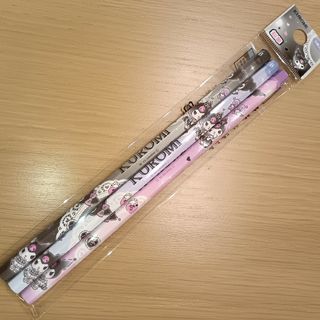 クロミ　えんぴつ　2B　3本組　サンリオ(キャラクターグッズ)