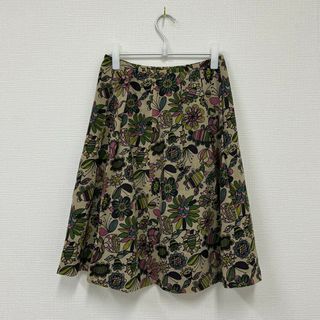 ホコモモラ(Jocomomola)の【Jocomomola】ホコモモラ　スカート　フレア　花柄　総柄　サイズ42　レディース　ボトムス(その他)