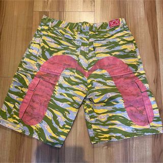 EVISU - サイズ30 赤カモメ 2001 ハーフ セコハン エヴィス EVISU - サイズ30 赤カモメ 2001 ハーフ セコハン エヴィス