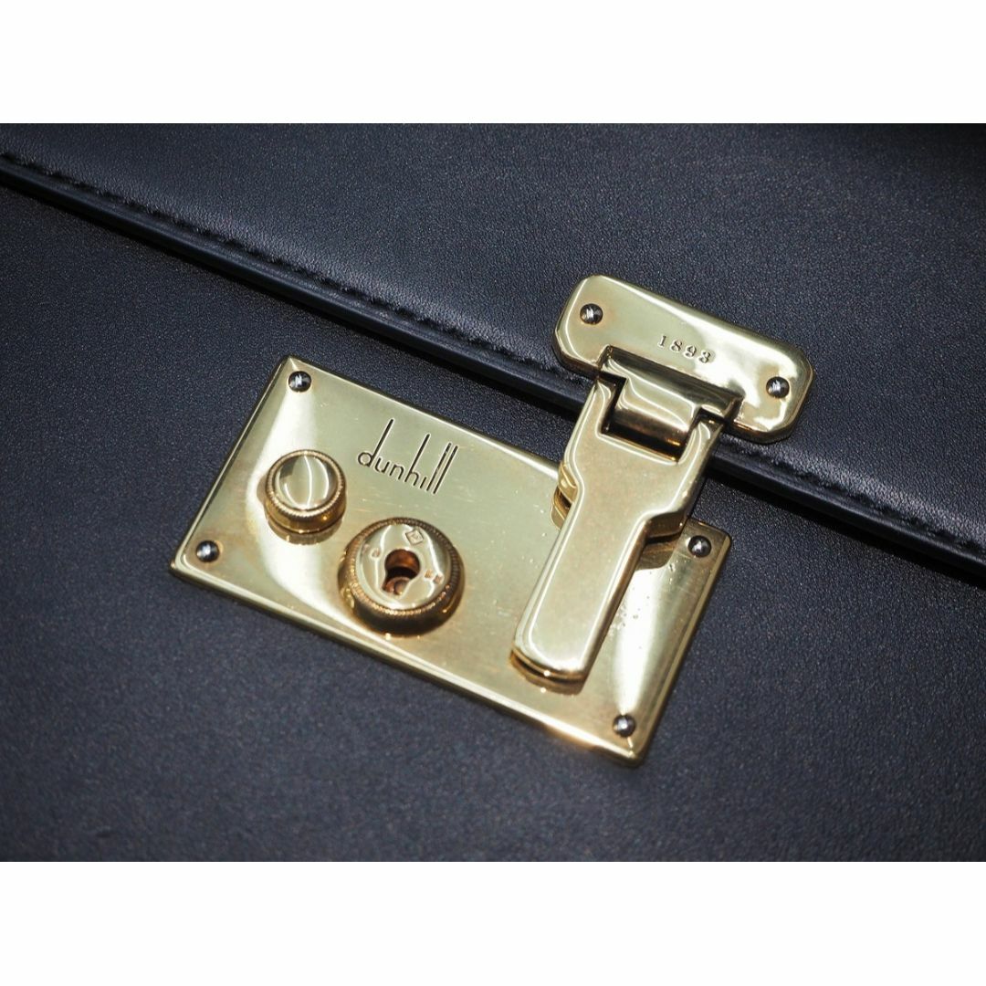 Dunhill - 極美品 正規 Dunhill 2WAY ロックバッグ レザー 210P Dunhill - 極美品 正規 Dunhill 2WAY ロックバッグ レザー 210P