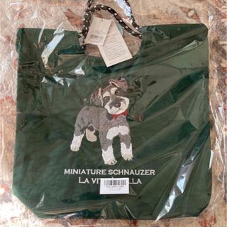 【SETUP7】アニマル刺繍コードトートバッグ SNBD　グリーン(トートバッグ)