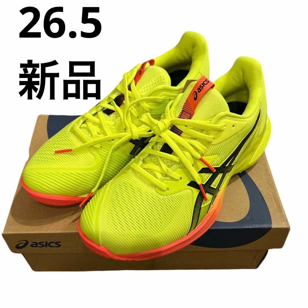 新品 asics solution speed FF3 paris 26.5 SOLUTION SPEED FF 3 PARIS | Women | Safety Yellow/Black