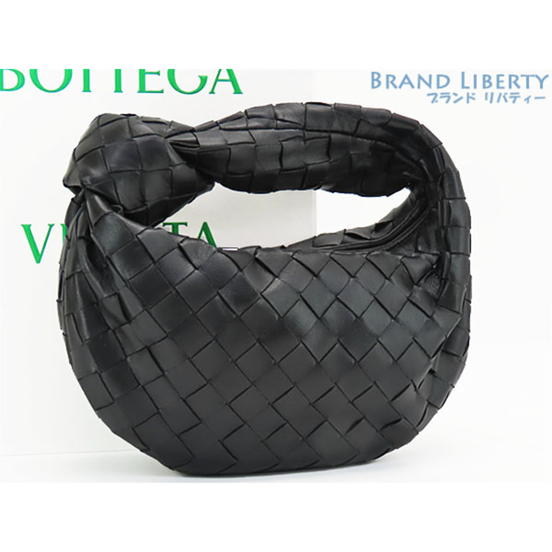 BOTTEGA VENETA - ほぼ新品 ボッテガ ヴェネタ BOTTEGA VENETA イントレチャート ミニ ジョディ ナッパ ワンショルダーバッグ  ハンドバッグ ブラック 651876