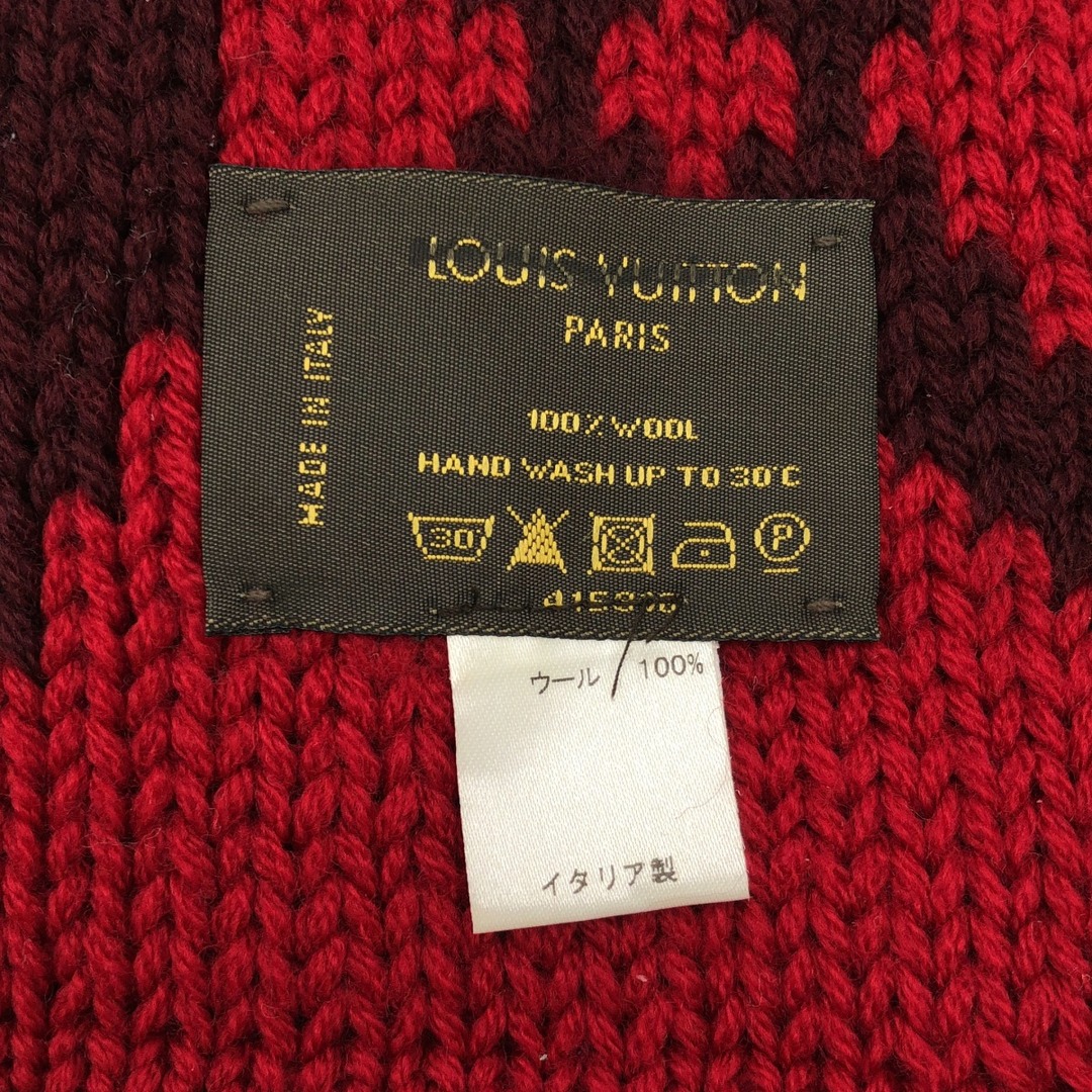 LOUIS VUITTON - LOUIS VUITTON ルイヴィトン エシャルプ グランフロア ウールフリンジマフラー M72430 レッドの通販  by MODESCAPE ラクマ店｜ルイヴィトンならラクマ