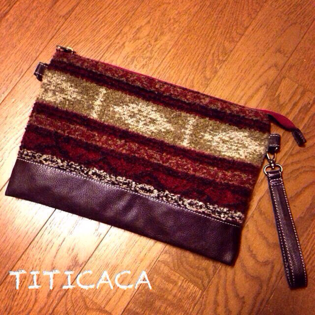 titicaca(チチカカ)の最終値下げチチカカ♡可愛いクラッチバッグ レディースのバッグ(クラッチバッグ)の商品写真